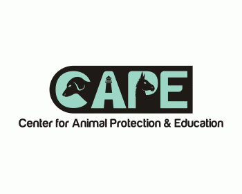 Logo Design entry 765815 submitted by shabrinart2 to the Logo Design for Center for Animal Protection & Education (CAPE) run by Shewster