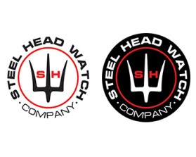 Logo Design entry 771735 submitted by buboy143 to the Logo Design for Steel Head Watch Company run by SHwatch