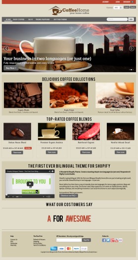 Web Design entry 775094 submitted by AVCDSGN to the Web Design for Coffe House run by tritta65