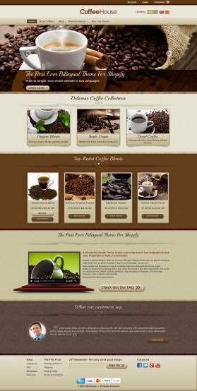 Web Design Entry 775118 submitted by nerdcreatives to the contest for Coffe House run by tritta65