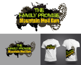 Logo Design entry 778924 submitted by cryss17 to the Logo Design for The Family Promise Mountain Mud Run run by The Wiles Group, Inc.