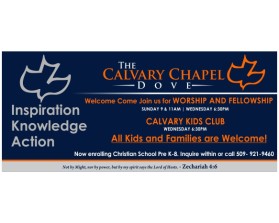Banner Ad Design entry 779228 submitted by cmyk to the Banner Ad Design for www.calvaryspokanevalley.org run by SIC2013