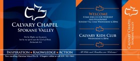Banner Ad Design entry 779261 submitted by cmyk to the Banner Ad Design for www.calvaryspokanevalley.org run by SIC2013