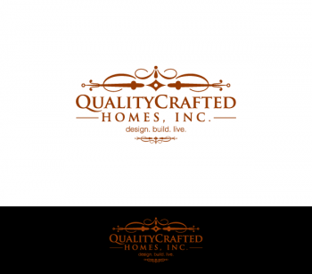Logo Design entry 781935 submitted by graphic_mj to the Logo Design for Quality Crafted Homes, Inc. run by gmunster