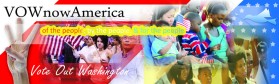 Banner Ad Design entry 784823 submitted by slickrick to the Banner Ad Design for VOWnowAmerica run by Paprunner