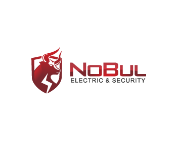 Logo Design entry 785297 submitted by greycrow to the Logo Design for NoBul Electric and Security run by joequental