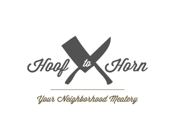 Logo Design entry 791662 submitted by redbirddesign to the Logo Design for Horn To Hoof run by meat guy