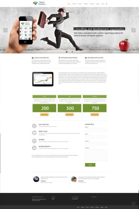 Web Design entry 793640 submitted by Subhabrata to the Web Design for Report Designers run by Appdesigner
