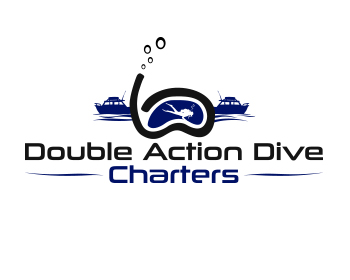 Logo Design entry 802286 submitted by Cre8iveVines to the Logo Design for Double Action Dive Charters run by dri$1170