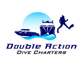 Logo Design entry 802237 submitted by dsdezign to the Logo Design for Double Action Dive Charters run by dri$1170