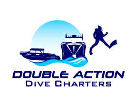 Logo Design entry 802239 submitted by scratchxx@mynet.com to the Logo Design for Double Action Dive Charters run by dri$1170
