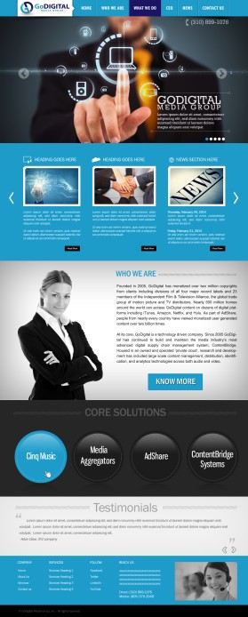 Another design by webwinner submitted to the Web Design for FullHR, Inc: Corporate Information & Sales website  From Recruitment to Retirement by TPAs-inc