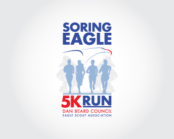 Logo Design entry 809506 submitted by bocaj.ecyoj to the Logo Design for Soring Eagle 5K run - Dan Beard Council Eagle Scout Association run by kruther0509