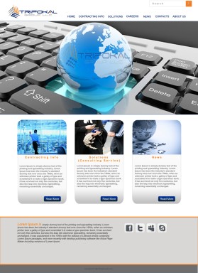 A similar Web Design submitted by trisuhani to the Web Design contest for UK GLOBAL LOGISTICS LTD by ukglobal