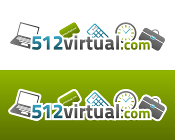 Logo Design entry 815362 submitted by plasticity to the Logo Design for 512virtual.com run by hcarmich