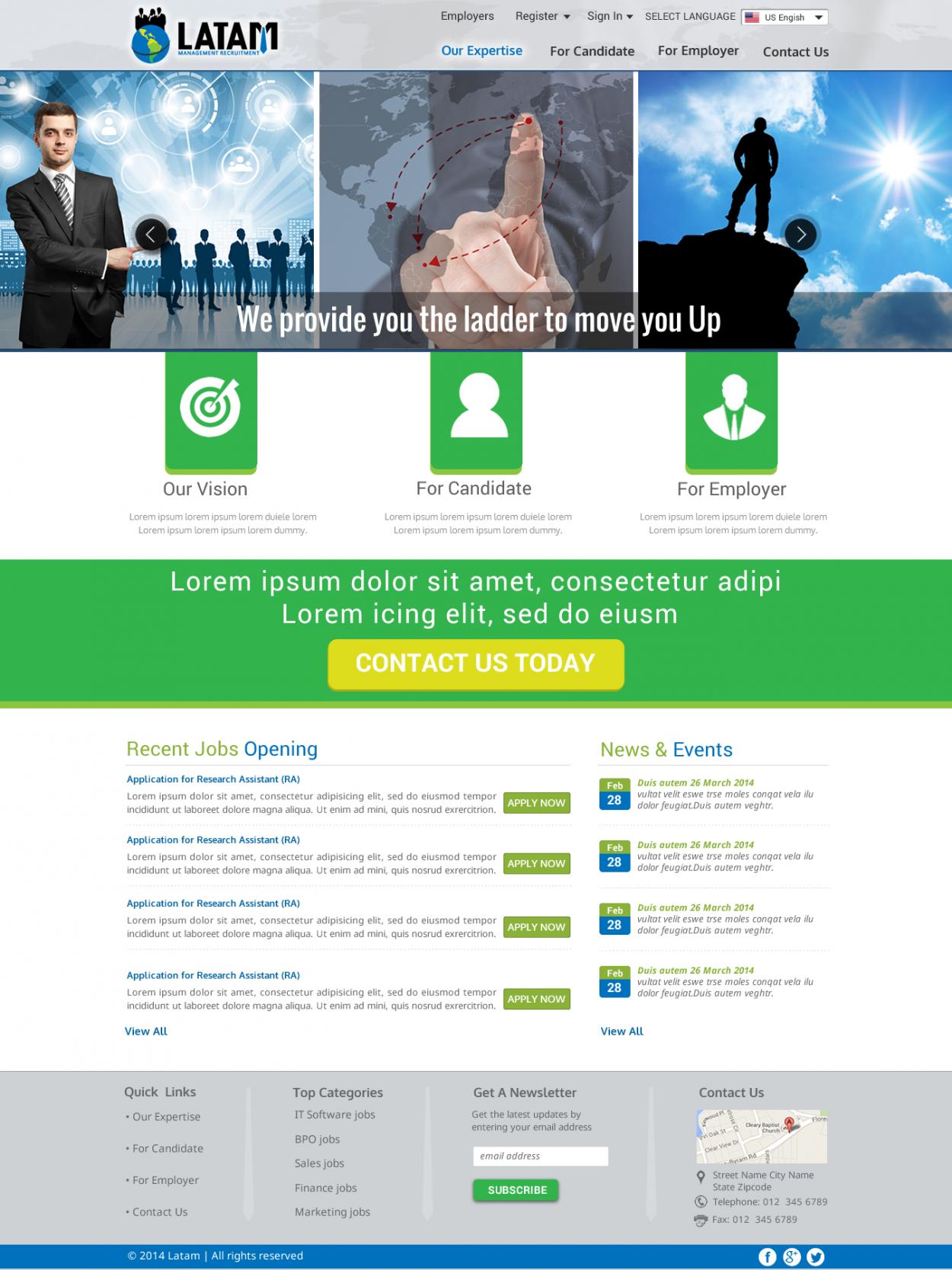 Web Design entry 850698 submitted by nerdcreatives