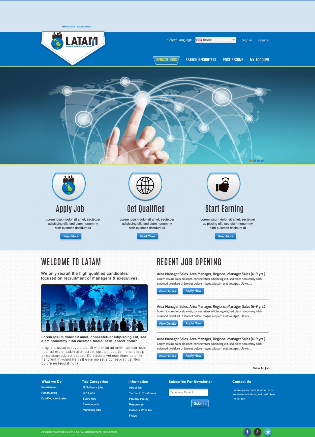 Web Design entry 851736 submitted by dheeraj