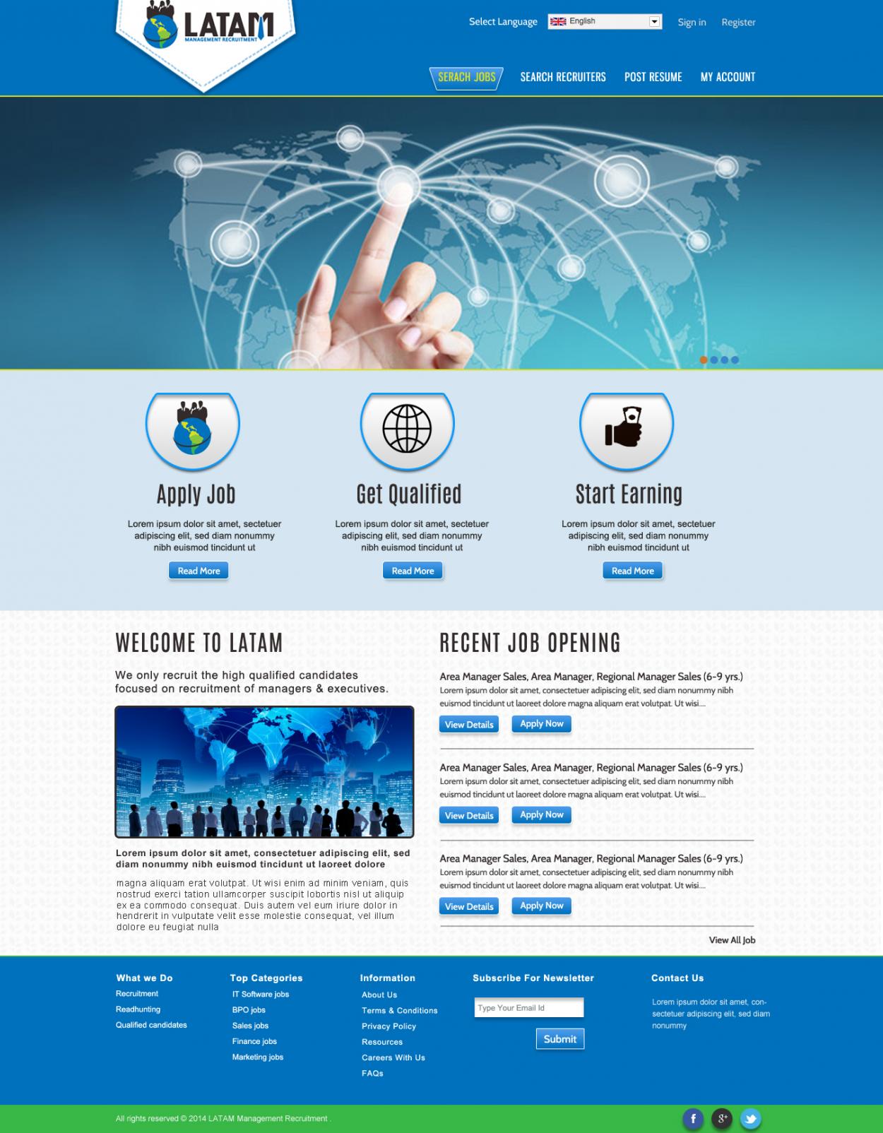 Web Design entry 851738 submitted by dheeraj