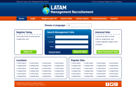 Web Design Entry 816135 submitted by pixela to the contest for LATAM Management Recruitment run by cmcons