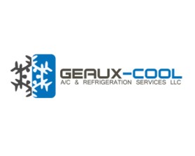 Logo Design entry 817330 submitted by quattrog to the Logo Design for GEAUX-COOL A/C & REFRIGERATION SERVICES  LLC run by joebozie3