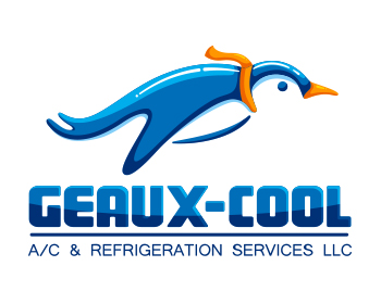 Logo Design entry 817389 submitted by eniuvo to the Logo Design for GEAUX-COOL A/C & REFRIGERATION SERVICES  LLC run by joebozie3