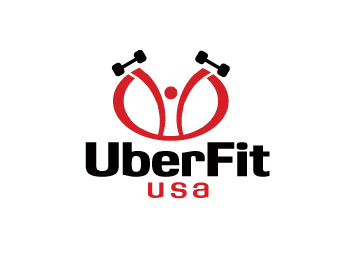 Logo Design entry 819847 submitted by rekakawan to the Logo Design for Uber Fit USA run by TalulaRoski