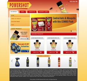 Web Design Entry 821714 submitted by nerdcreatives to the contest for PowerShotPestControl run by Xylarr