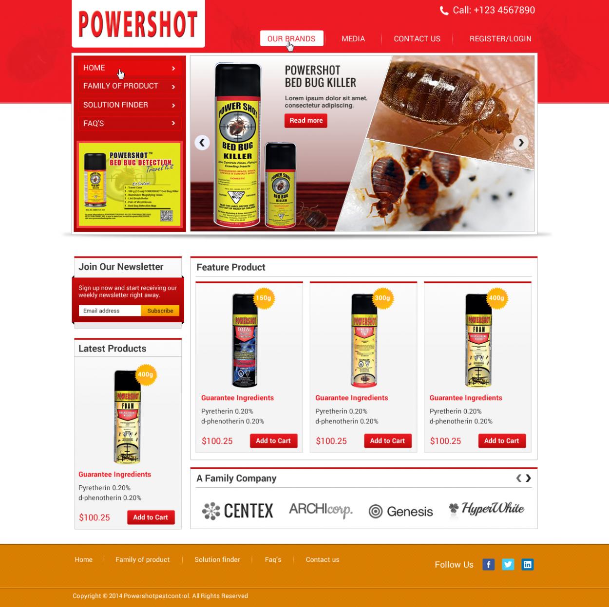 Web Design entry 852782 submitted by nerdcreatives