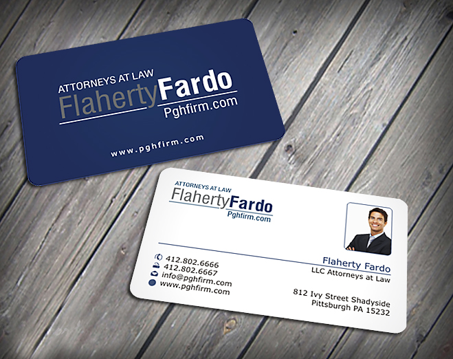 Business Card & Stationery Design entry 824048 submitted by skyford412 to the Business Card & Stationery Design for Flaherty Fardo, LLC run by noahpaulfardo
