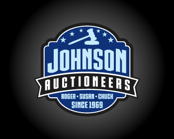 Logo Design entry 838441 submitted by bocaj.ecyoj to the Logo Design for Johnson Auctioneers (Roger, Susan & Chuck Johnson) run by Bidcaller