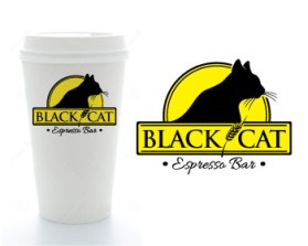 Logo Design Entry 844111 submitted by Teguh82 to the contest for Black Cat Espresso Bar  run by Black Cat