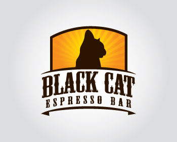 Logo Design entry 844120 submitted by bocaj.ecyoj to the Logo Design for Black Cat Espresso Bar  run by Black Cat