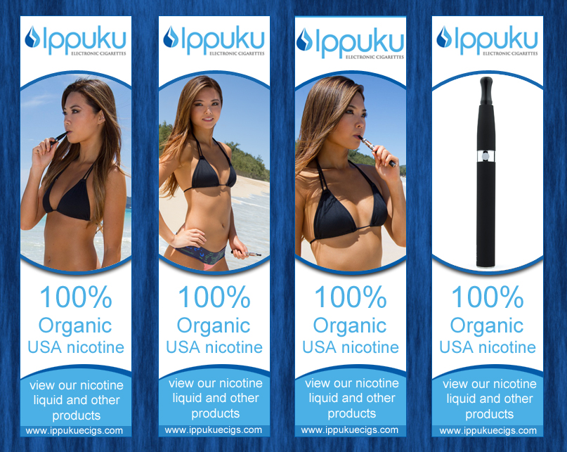 Banner Ad Design entry 844833 submitted by dheeraj to the Banner Ad Design for Ippuku Electronic Cigarettes run by ippukuecigs