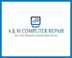 Logo Design entry 852087 submitted by ovidius to the Logo Design for A&MComputerRepair.net run by sassman