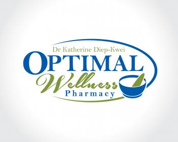 Logo Design entry 853939 submitted by Rikfan to the Logo Design for Optimal Wellness Pharmacy run by LGEmedia