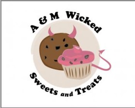 Logo Design entry 854575 submitted by lexo81 to the Logo Design for A&M Wicked Sweets and Treats run by Aimeecakes