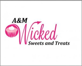Logo Design entry 854576 submitted by lexo81 to the Logo Design for A&M Wicked Sweets and Treats run by Aimeecakes