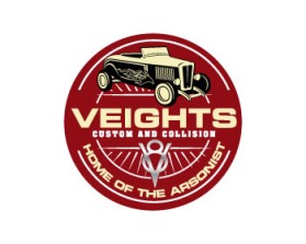 Logo Design entry 859682 submitted by dsign77 to the Logo Design for Veights custom and collision run by gipse42