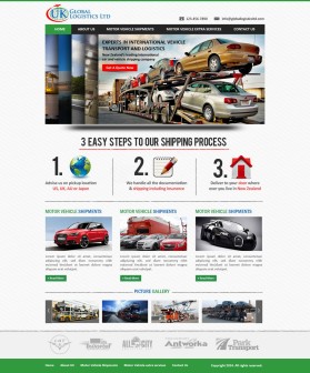 Web Design entry 876555 submitted by lurth to the Web Design for UK GLOBAL LOGISTICS LTD run by ukglobal