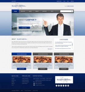 Web Design entry 881390 submitted by webwinner to the Web Design for Elliott & Ritch LLP run by jritch
