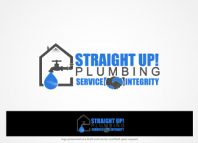 Logo Design entry 891896 submitted by myeoffice to the Logo Design for Straight Up! Plumbing run by plumberman