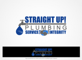 Logo Design entry 891898 submitted by ahillonis to the Logo Design for Straight Up! Plumbing run by plumberman