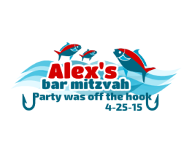 Logo Design entry 895717 submitted by ahillonis to the Logo Design for Alex's bar mitzvah run by Alex's Mom