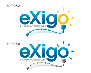 Logo Design entry  submitted by beekitty7 to the Logo Design for eXigo Pharmaceuticals run by khunt29642