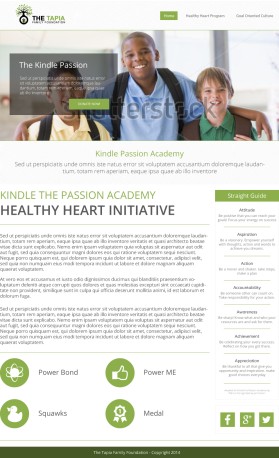 Web Design entry 899317 submitted by janlord to the Web Design for TapiaFamilyFoundation run by ltapia