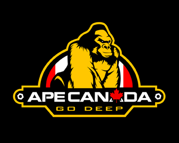 Logo Design entry 903785 submitted by runeking500 to the Logo Design for Apevibro.com    APE CANADA run by ColingAPE