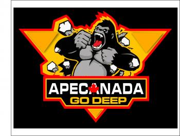 Logo Design entry 903836 submitted by rmorgansr to the Logo Design for Apevibro.com    APE CANADA run by ColingAPE