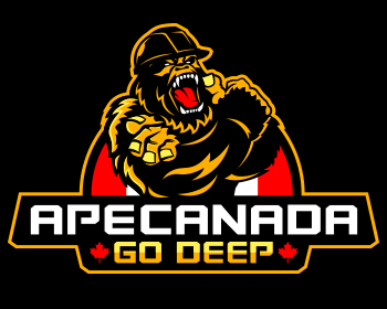 Logo Design entry 903836 submitted by eniuvo to the Logo Design for Apevibro.com    APE CANADA run by ColingAPE
