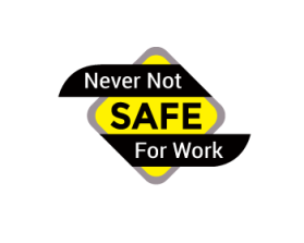 Logo Design entry 905987 submitted by kyleegan to the Logo Design for Never Not Safe For Work run by bsloan