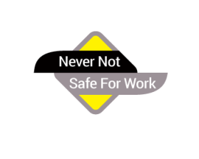 Logo Design entry 906004 submitted by rekakawan to the Logo Design for Never Not Safe For Work run by bsloan